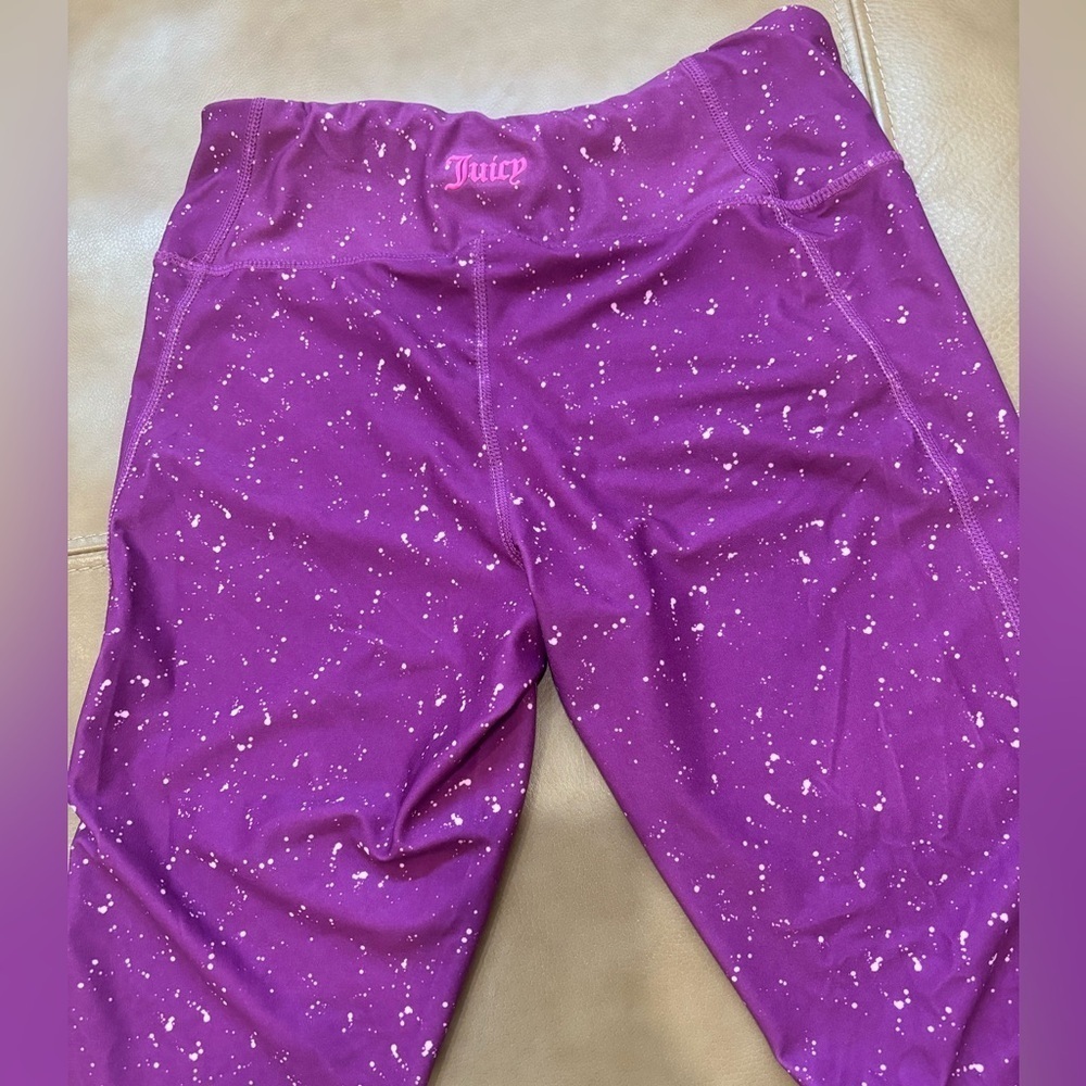 Juicy couture full length purple leggings - Picture 3 of 3